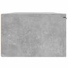 vidaXL Armoires murales 2 pcs Gris béton 68x30x20 cm Bois d'ingénierie
