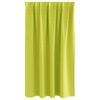 vidaXL Rideaux occultants avec anneaux 2 pcs Vert 140 x 140 cm