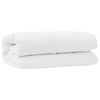 vidaXL Ensemble de Duvet avec oreiller 2 pcs Blanc Microfibre