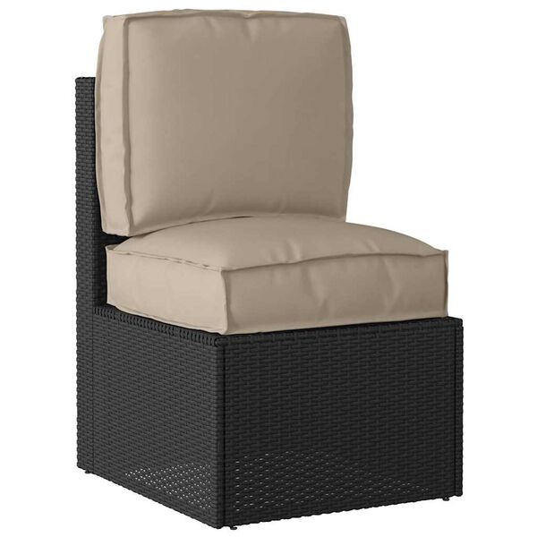 vidaXL Set de coussins de palette 2 pcs Taupe Tissu Oxford