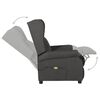 vidaXL Fauteuil de massage Gris fonc&eacute; Tissu