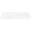 vidaXL Étagère murale flottante 2 pcs Blanc brillant 50x23x3,8 cm MDF
