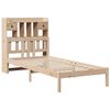 vidaXL Lit biblioth&egrave;que sans matelas 90x190 cm bois de pin massif
