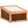 vidaXL Serre 60x80x45 cm Bois de pin massif et saule