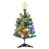 vidaXL Mini sapin de No&euml;l artificiel pr&eacute;-&eacute;clair&eacute; avec 20 LED vert 45cm