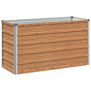 vidaXL Jardin sur&eacute;lev&eacute; Ch&ecirc;ne Brun 100 x 40 x 55 cm