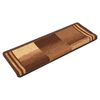 vidaXL Tapis d'escalier autoadh&eacute;sifs 5 pcs 65x21x4 cm Marron