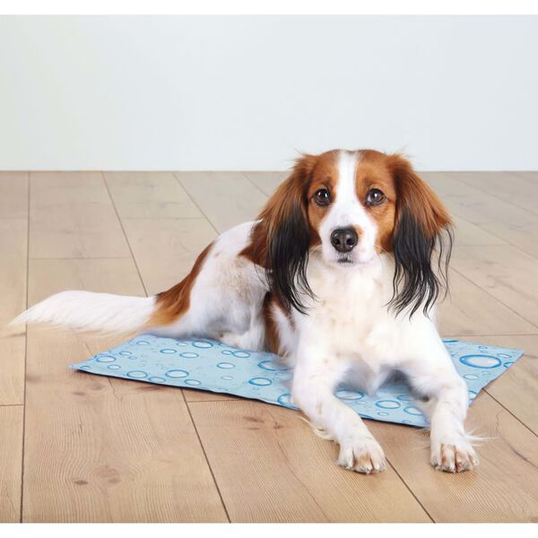 TRIXIE Tapis rafra&icirc;chissant pour chiens L 65x50 cm Bleu clair