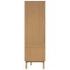vidaXL Garde-robe OLDEN marron 76,5x53x172 cm bois massif de pin