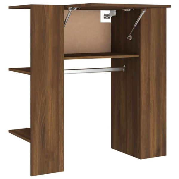 vidaXL Armoire de couloir Ch&ecirc;ne marron 97,5x37x99 cm Bois d'ing&eacute;nierie