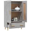 vidaXL Buffet Sonoma gris 70x31x115 cm Bois d'ing&eacute;nierie