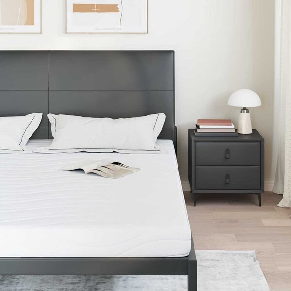 vidaXL Matelas Blanc 180 x 200 cm Tissu jacquard