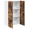 vidaXL Armoire suspendue Ch&ecirc;ne fum&eacute; 60 x 31 x 100 cm Bois d'ing&eacute;nierie