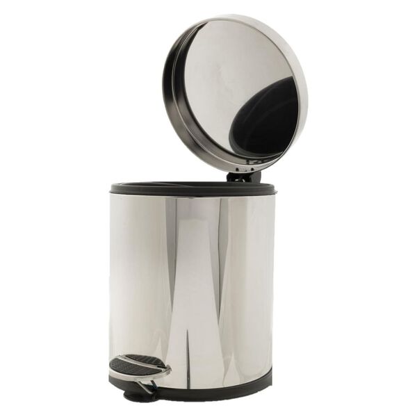 Cosy & Trendy Poubelle &agrave; p&eacute;dale avec couvercle Wasty 5 L rond