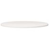 vidaXL Dessus de table Blanc &Oslash;80x2,5 cm Bois de pin massif