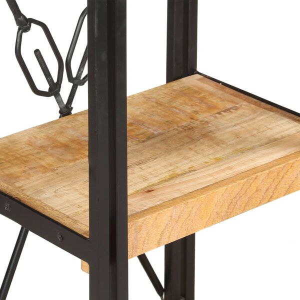 vidaXL Biblioth&egrave;que &agrave; 3 niveaux 40x30x80 cm Bois de manguier massif