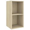 vidaXL Ensemble de meubles TV 3 pcs Chêne sonoma Bois d'ingénierie