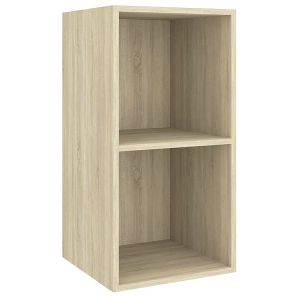vidaXL Ensemble de meubles TV 3 pcs Chêne sonoma Bois d'ingénierie