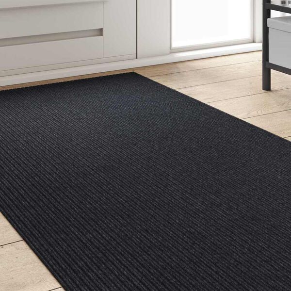 vidaXL Tapis Couloir Anthracite 80 x 500 cm tissu