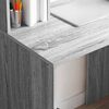 vidaXL Bureau Gris Sonoma 91 x 50 x 149 cm Bois d'ingénierie