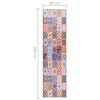 vidaXL Tapis de couloir Mosa&iuml;que 80x300 cm