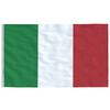 vidaXL Drapeau de l'Italie et m&acirc;t 5,55 m Aluminium