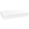 vidaXL Coussin de sommeil Uni Blanc 57 x 37 x 11,5 cm