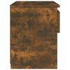 vidaXL Table de chevet Chêne fumé 40x30x39 cm Bois d'ingénierie