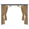 vidaXL Belv&eacute;d&egrave;re 4x3 m Taupe