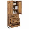 vidaXL Haut Armoire Bois ancien 69,5 x 34 x 180 cm Bois d'ing&eacute;nierie