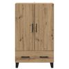 vidaXL Haut Armoire avec tiroir Ch&ecirc;ne artisanal 69,5 x 30 x 115 cm