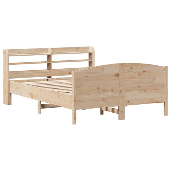 vidaXL Cadre de lit sans matelas 120x190 cm bois de pin massif