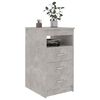 vidaXL Armoire &agrave; tiroirs Gris b&eacute;ton 40x50x76 cm Bois d'ing&eacute;nierie