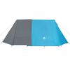 vidaXL Tente de camping 3 personnes bleu imperm&eacute;able