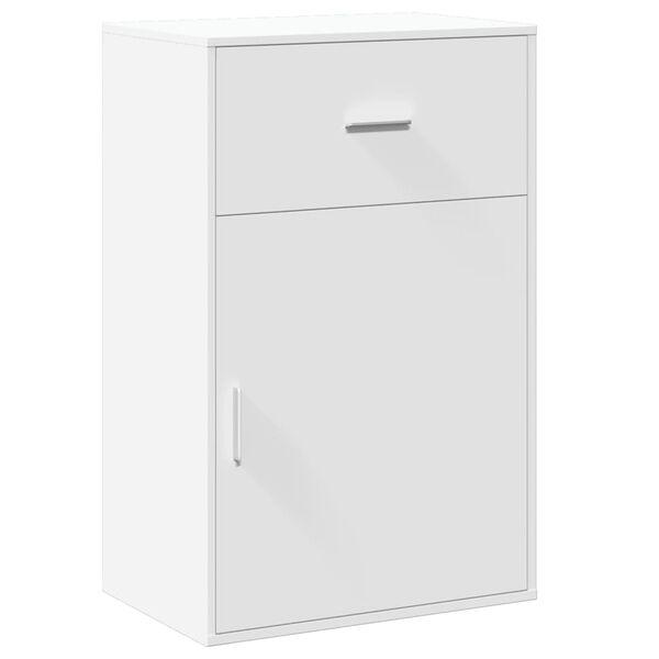 vidaXL Armoire de rangement blanc 56,5x39x90 cm bois d'ing&eacute;nierie