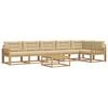 vidaXL Ensemble de canap&eacute;s d'ext&eacute;rieur 7 pc 6 place Blanc et Beige
