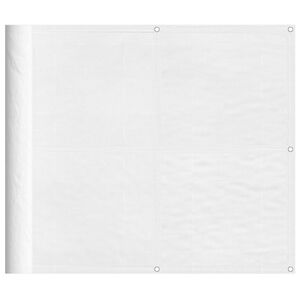 vidaXL &Eacute;cran de balcon blanc 90x800 cm 100% polyester oxford