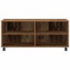 vidaXL Meuble TV Marron 90 x 35 x 40,5 cm Bois d'ingénierie