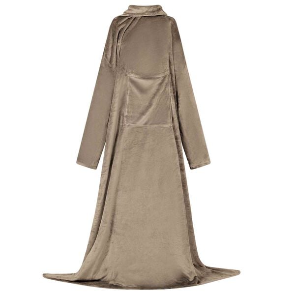 vidaXL Sweat à capuche couverture Camel Flanelle