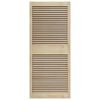 vidaXL Porte de Cabinet avec porte 4 pcs Naturel 140.5 x 2 x 59.5 cm