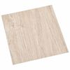 vidaXL Planches de sol Blanc et couleur bois 5,11 m&sup2; 55 pi&egrave;ces PVC