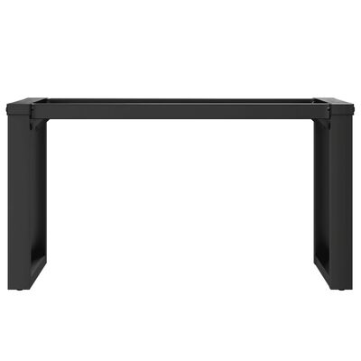 vidaXL Pieds de table basse cadre en O 90x30x43 cm fonte