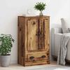 vidaXL Haut Armoire Bois Ancien 60 x 35,5 x 103,5 cm Bois d'ing&eacute;nierie