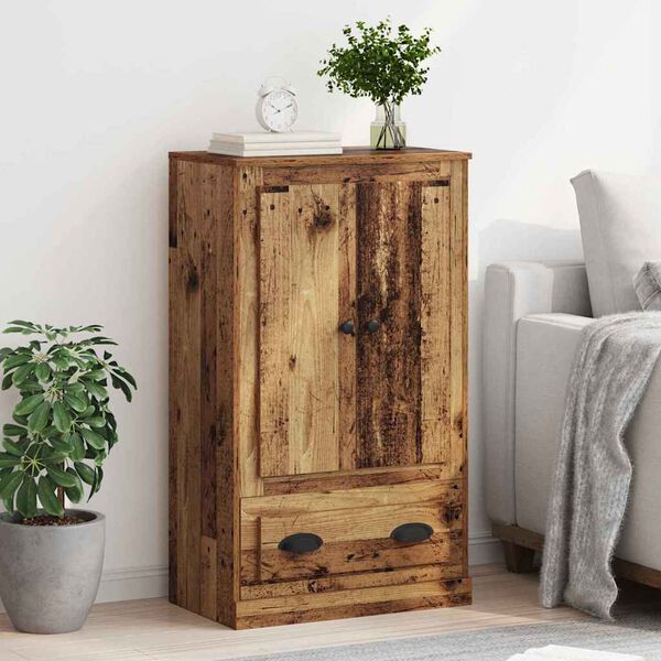 vidaXL Haut Armoire Bois Ancien 60 x 35,5 x 103,5 cm Bois d'ing&eacute;nierie