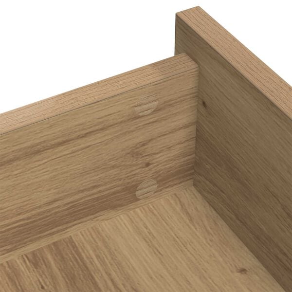 vidaXL Couverture de vis auto-adh&eacute;sive 12 pcs Ch&ecirc;ne artisanal