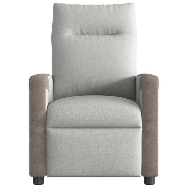vidaXL Fauteuil inclinable gris nuage tissu