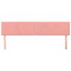 vidaXL T&ecirc;tes de lit Rose 160x5x78/88 cm Velours