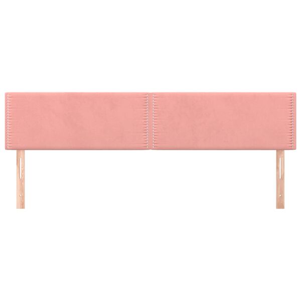 vidaXL T&ecirc;tes de lit Rose 160x5x78/88 cm Velours