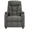 vidaXL Fauteuil électrique de massage Gris foncé Tissu
