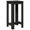 vidaXL Table de bar noir 51x50x103,5 cm bois d'ing&eacute;nierie
